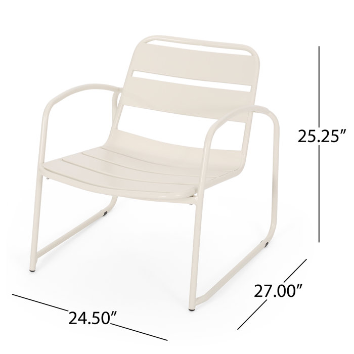 Ebern Designs Johnstown Patio Dining Chair & Reviews Wayfair